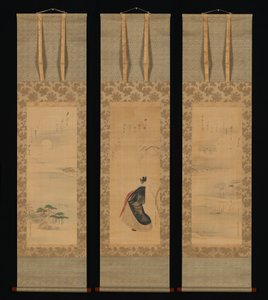 Neve, lua e flores de cerejeira (Yoshiwara em três estações) de Chobunsai Eishi