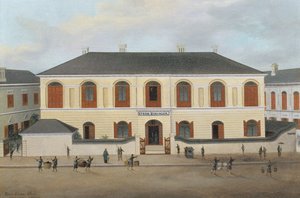 A Casa de Byron Bininger (1826-1903), Xangai, c.1870 de Chow Qua