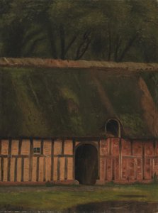 Uma seção em enxaimel em Krabbesholm de Christen Dalsgaard