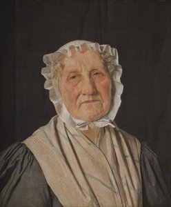 Retrato de Inger Margrethe Høyen, née Schrøder, a Mãe do Historiador de Arte N.L. O monte de Christen Købke