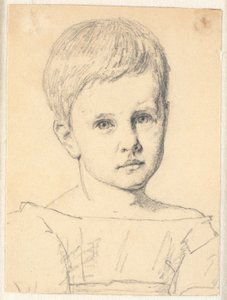 Retrato de Sophie Frimodt quando criança de Christen Købke