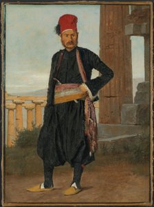 Retrato do cunhado do artista, o gravador de medalhas F.C. Krohn de Christen Købke