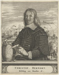 Retrato de Christoph Bernhard von Galen, bispo de Münster de Christiaan Hagen
