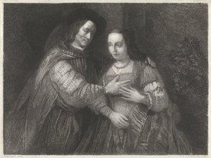 Retrato de um cavalo como figuras do Antigo Testamento, chamado 