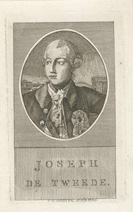 Retrato de José II, imperador alemão de Christiaan van Houten