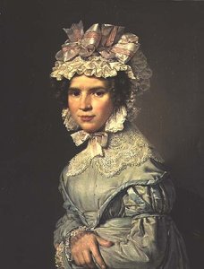 Retrato de uma Senhora com um vestido azul