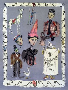 Anúncio para a casa de moda de Schiaparelli