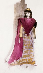 Traje para Jocaste em "A Máquina Infernal" de Jean Cocteau