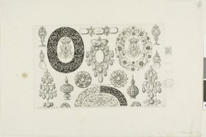 Desenhos para jóias de Christian Engelbrecht