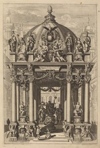 Arco do Triunfo para Lotário II de Christian Engelbrecht and Johann Andreas Pfeffel, after Peter Schubert von Ehrenberg