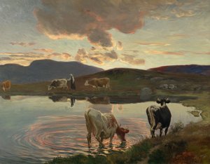 Após o por do sol de Christian Eriksen Skredsvig