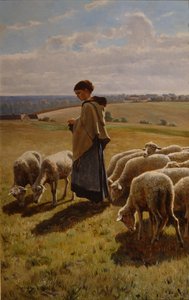 Manhã de Outubro em Grez (óleo sobre tela)
