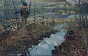 Flauta de Salgueiro (óleo sobre tela)