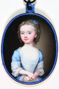 Lady Margaret Cavendish Bentinck (esmalte) de Christian Friedrich Zincke