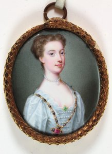 Lady Margaret Cavendish Holles Harley (esmalte)