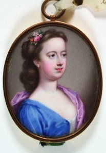 Lady Margaret Cavendish Holles Harley, 1733 (esmalte)