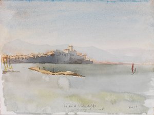 Antibes, 2017 (aguarela) de Christian Furr