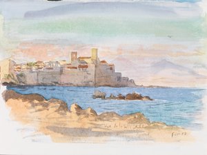 Antibes, 2017 (aguarela)