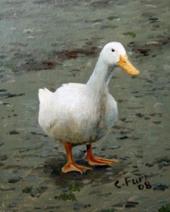 Ganso, 2006 (óleo sobre tela) de Christian Furr