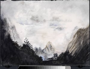 Terra dos Imortais, 2015 (aguarela sobre papel) de Christian Furr