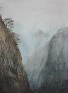 Vale do Imperador Amarelo, 2015 (aguarela sobre papel) de Christian Furr
