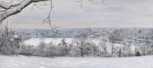 Diamantes brancos Richmond Hill Snow, 2015 (óleo sobre tela) de Christian Furr