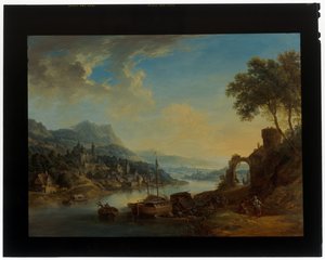 Um par de paisagens da Renânia