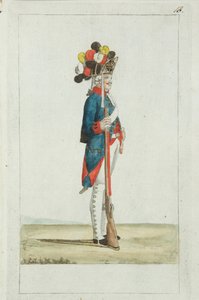 Granadeiro do Regimento Preobrazhensky, 1793