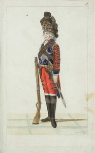 Oficial do Regimento de Cavalaria dos Guardas da Vida, 1793