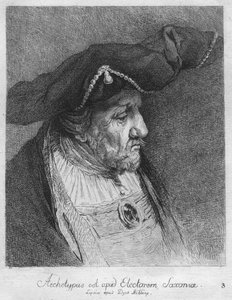 Obviamente, o eleitor da Saxônia. Lipsicc em Duck Dobrizhoffer de 1769