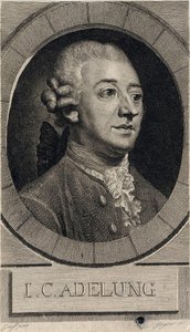 Johann Christoph Adelung 1732-1806. de Christian Gottlieb Geyser