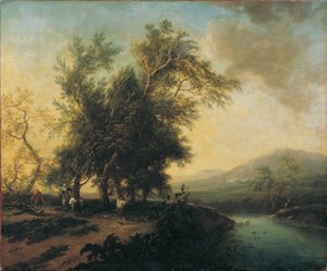 Paisagem com pessoal