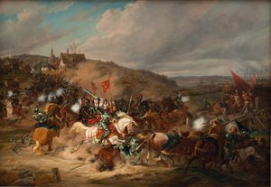 Daniel Rantzau apreendeu a ponte Tureby na Scania durante a Guerra dos Sete Anos 1563-1570 de Christian Holm