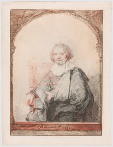 Retrato de um homem numa poltrona, de Collection d