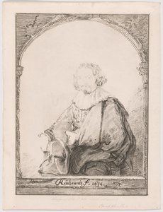 Retrato de um homem numa poltrona, de Collection d