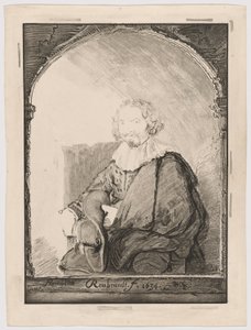 Retrato de um homem numa poltrona, de Collection d