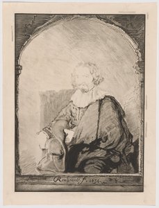 Retrato de um homem numa poltrona, de Collection d