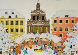 Mercado de Natal, 2001 (aguarela sobre papel)