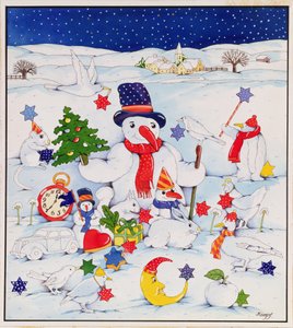Boneco de neve e amigos de Christian Kaempf