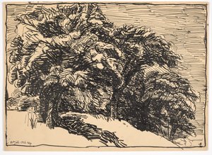 Carvalhos à beira de Christian Kongstad Petersen
