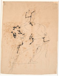 Figura feminina em pé.