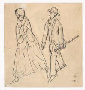 Duas figuras de Christian Kongstad Petersen