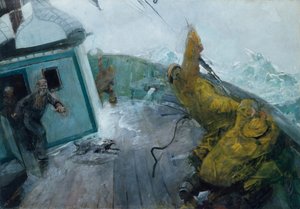 Todos os homens no convés de Christian Krohg