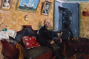 Visita de condolências de Christian Krohg