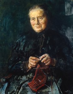 Mulher tricotando (pintura)
