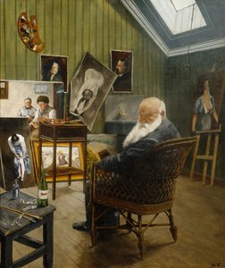 Auto-retrato de Christian Krohg