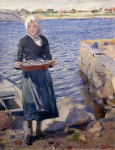 Luz do sol de Christian Krohg