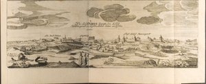 Ilustração de Narva de Travels to the Great Duke of Muscovy and the King of Persia por Adam Olear