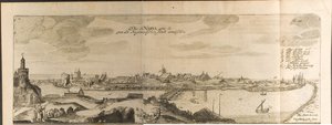 Narva Ilustração de Viagens para o Grão-Duque de Moscovo e o Rei da Pérsia por Adam Olear