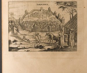 Ilustração de Torzhok das Viagens ao Grande Duque de Moscovo e ao Rei da Pérsia por Adam Ole